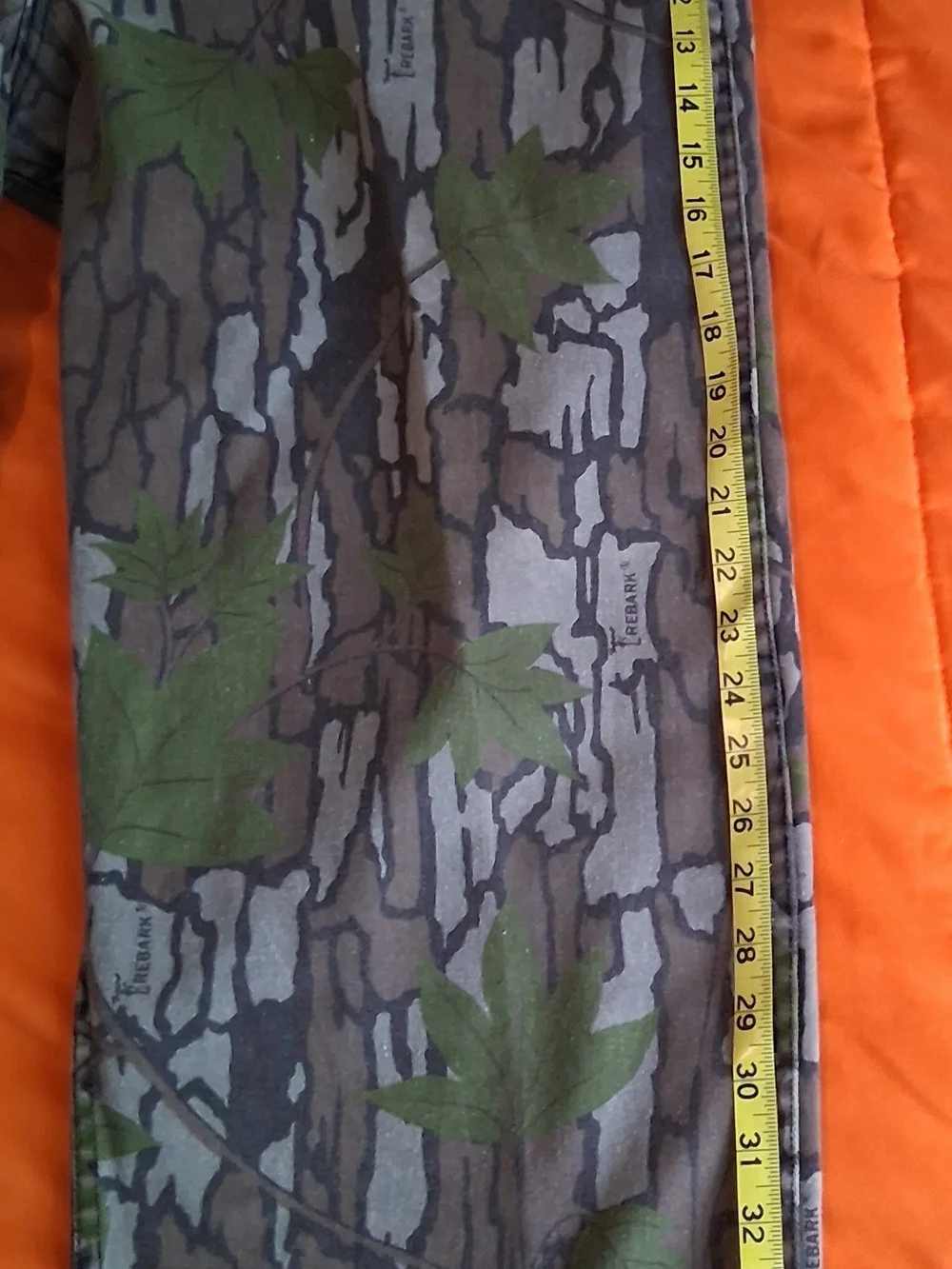 Vintage  Pointer Brand Trebark Camo Pants 40W  Made In USA Hunting Outdoors